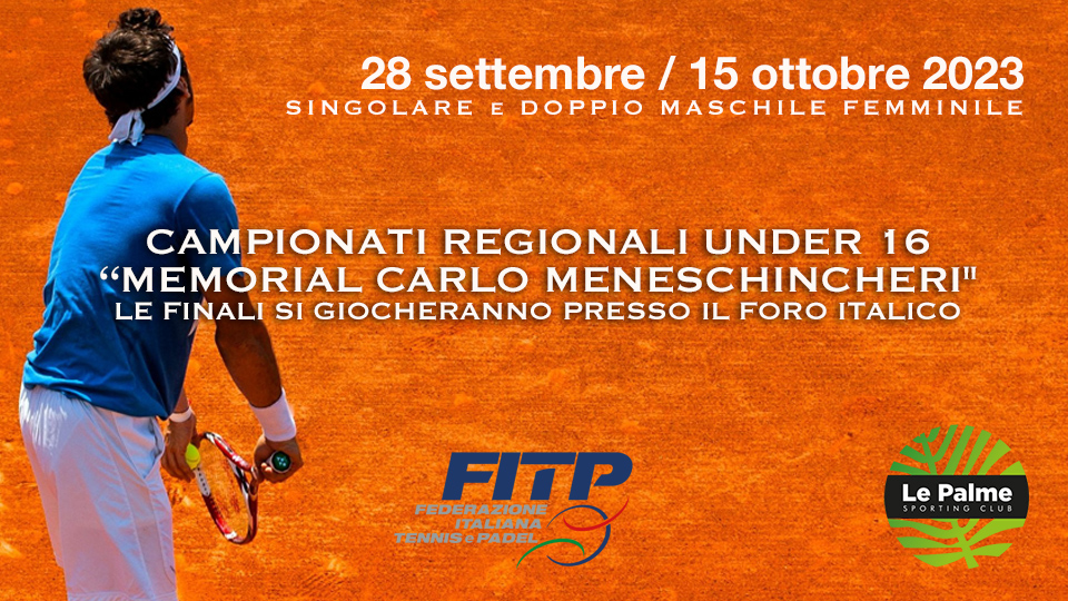 Campionati Regionali UNDER 16 - Memorial Carlo Meneschincheri
